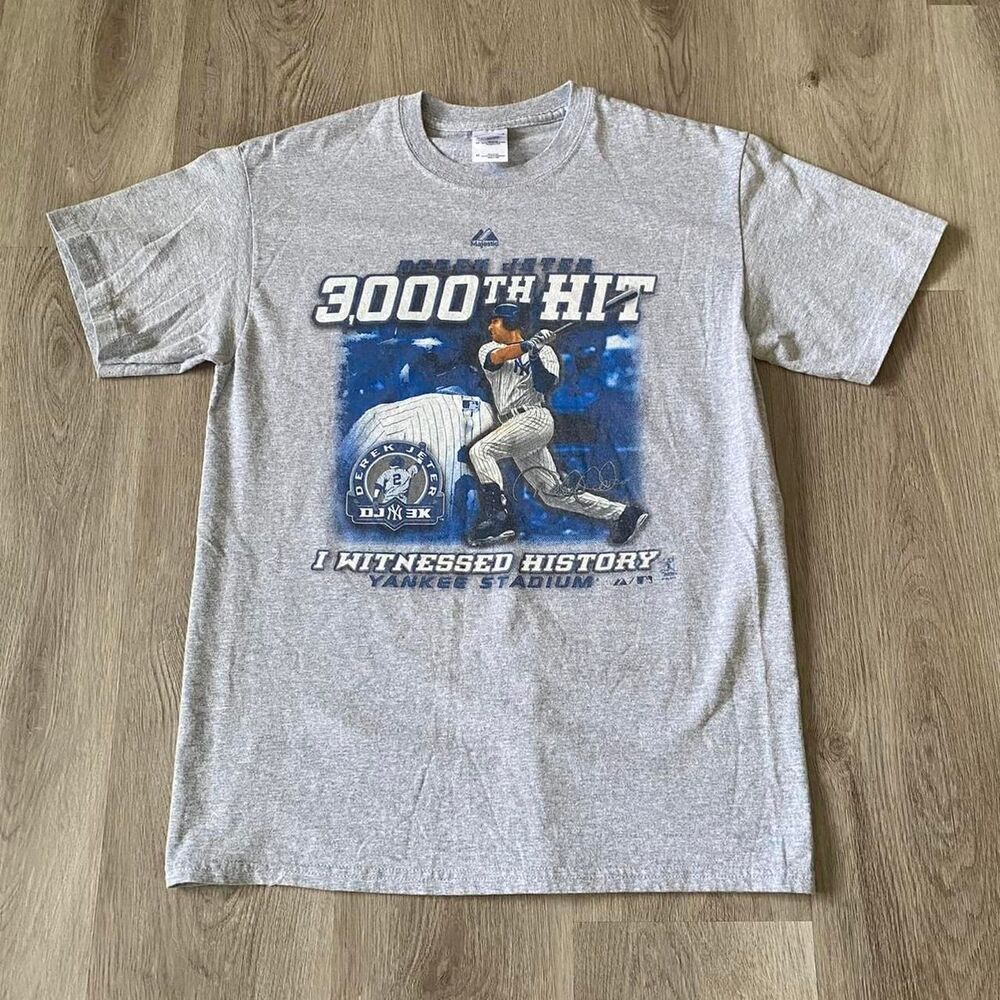 Vintage Derek Jeter 3000th hit New York Yankees Shirt